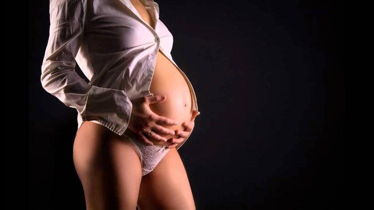 Pregnant stomach for Photoshop