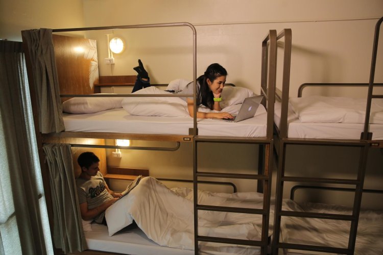 Hidden camera hostel