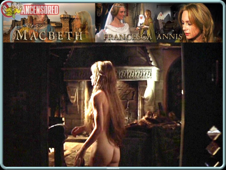 Francesca Annis in his youth naked