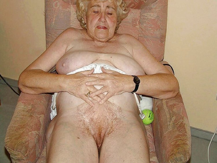 Very old naked women