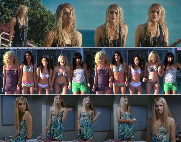 Emma Roberts in underwear