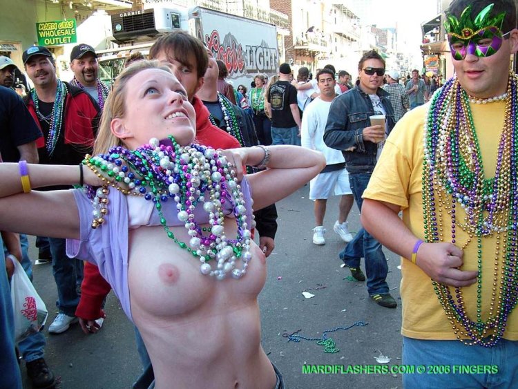 Mardi Grass New Orleans Naked women