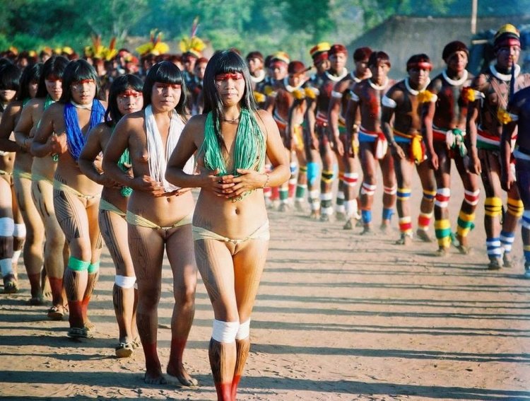 Indians from the Xingu river (Shinga)