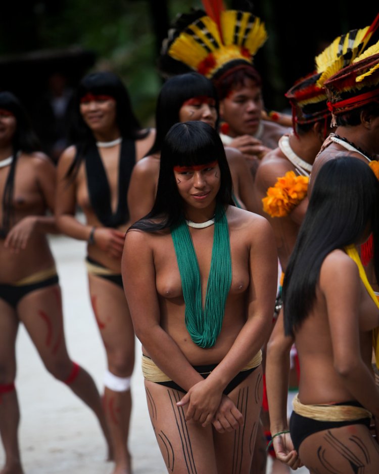 Naked women from the tribe