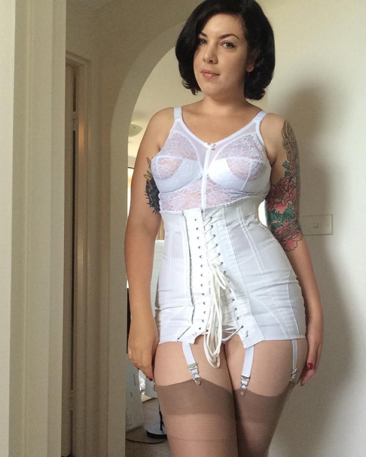 Grandmothers in pantalons and stockings