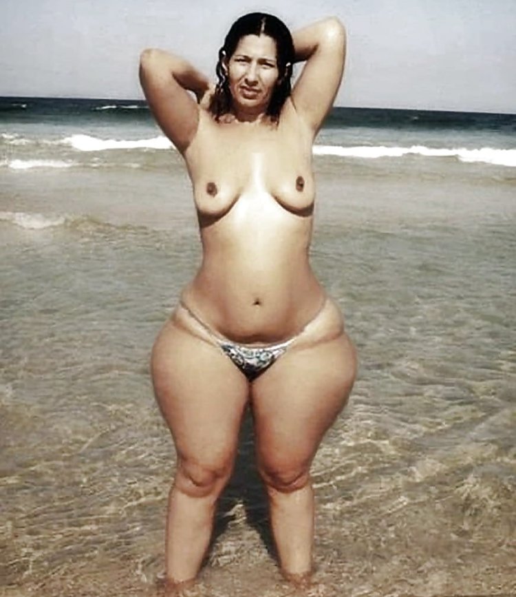 Adult women with wide hips