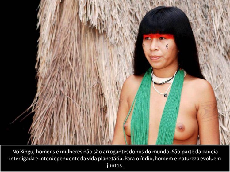 Indians from the Xingu River Brazil