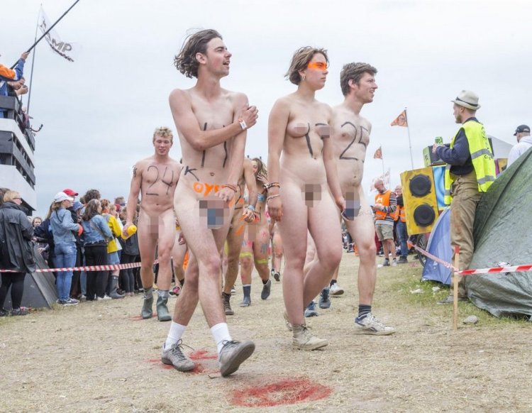 Naked race of the Netherlands