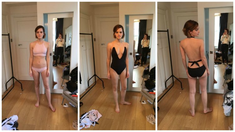 Emma Watson in a swimsuit