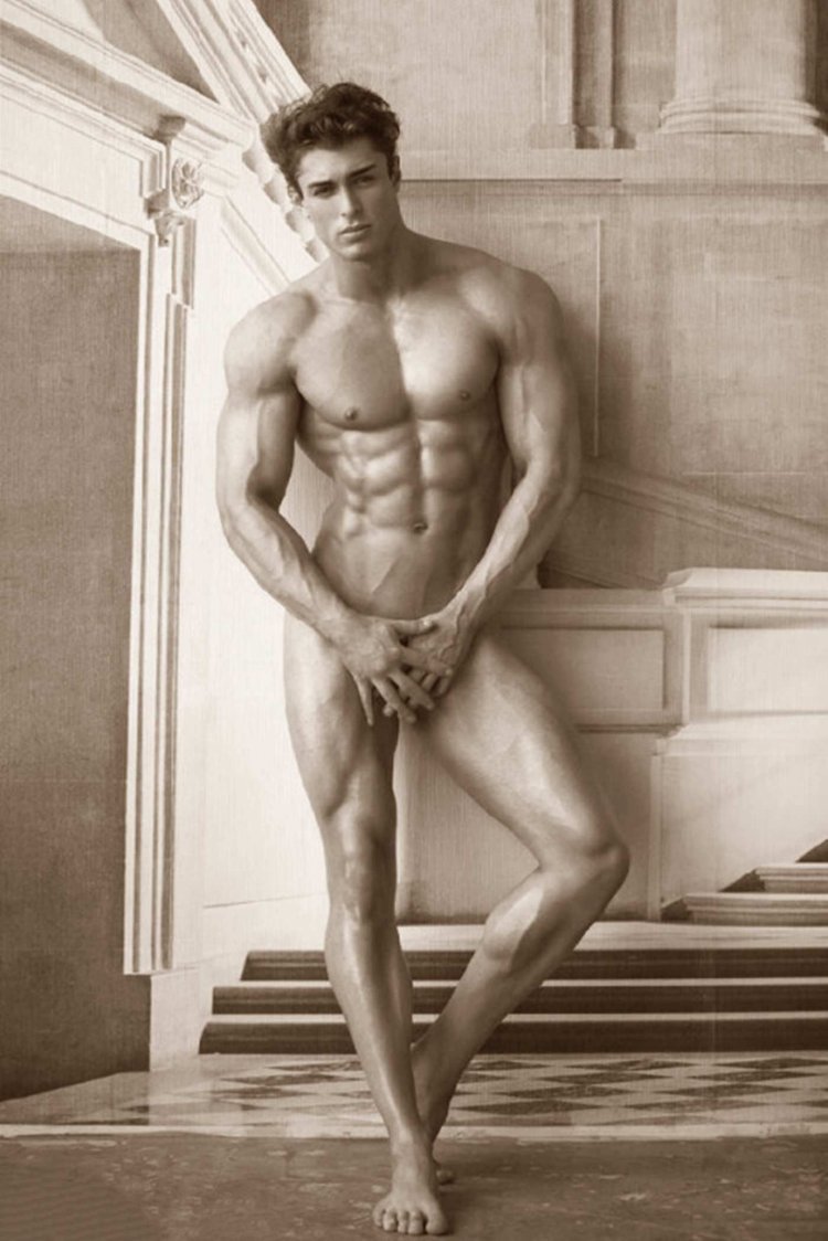 Beautiful naked male body