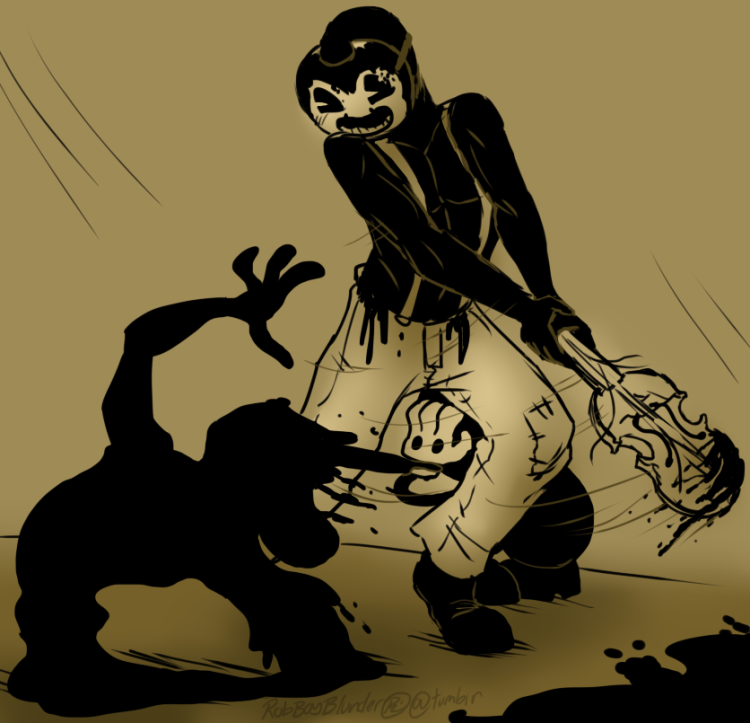 Sammy Lawrence and Bendy Demon