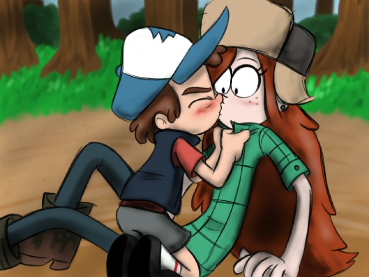 Gravity Falls Giaer and Wendy