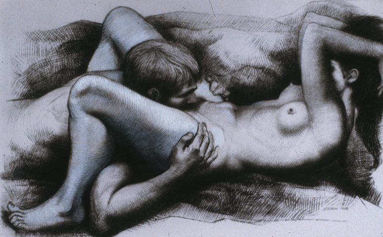 Erotic art of graphics