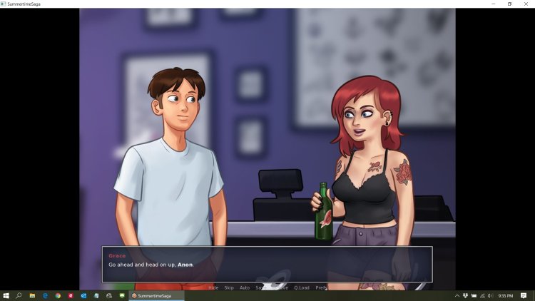 Summertime Saga coach Bridget