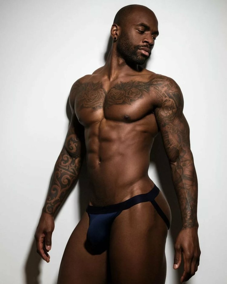 Fitness model of a man