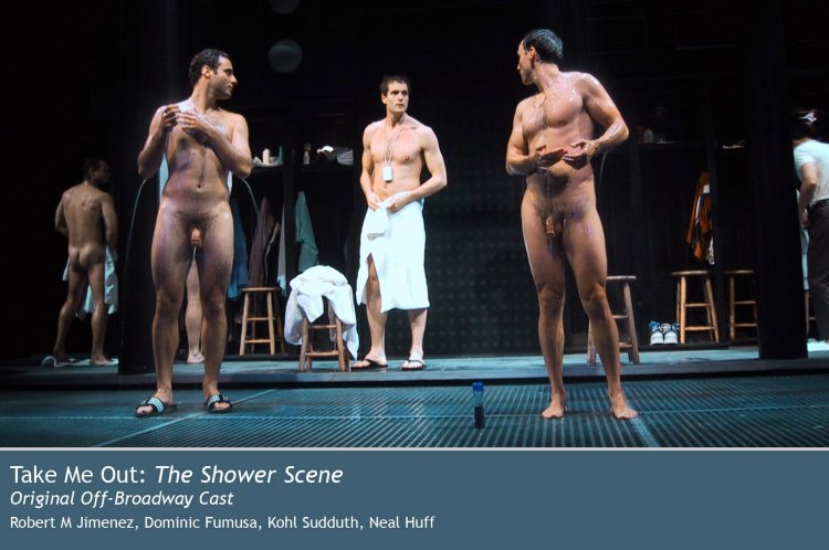 Male striptease naked