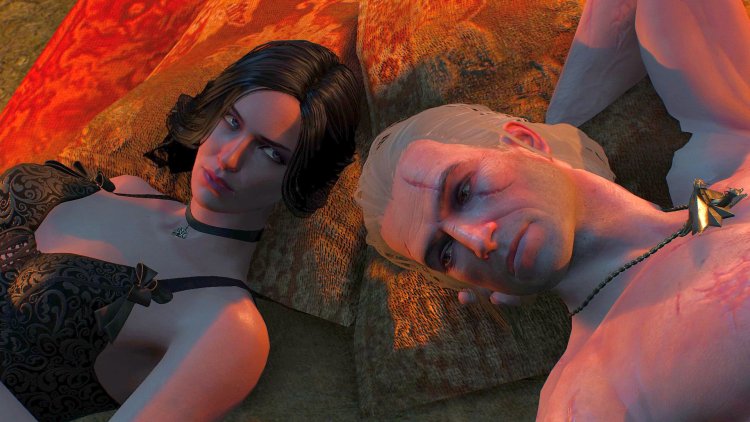 Yennifer and Geralt Witcher 3