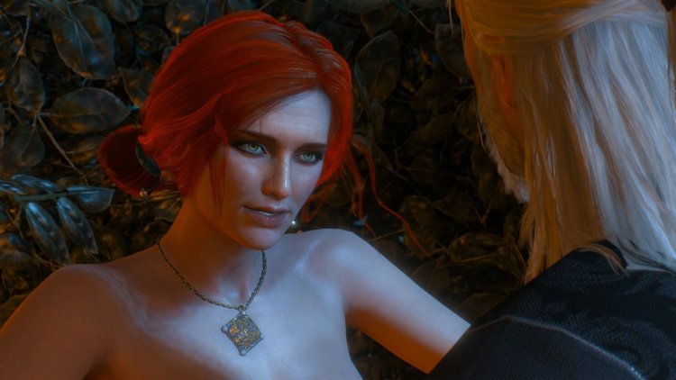 Triss witcher 3 bed scene