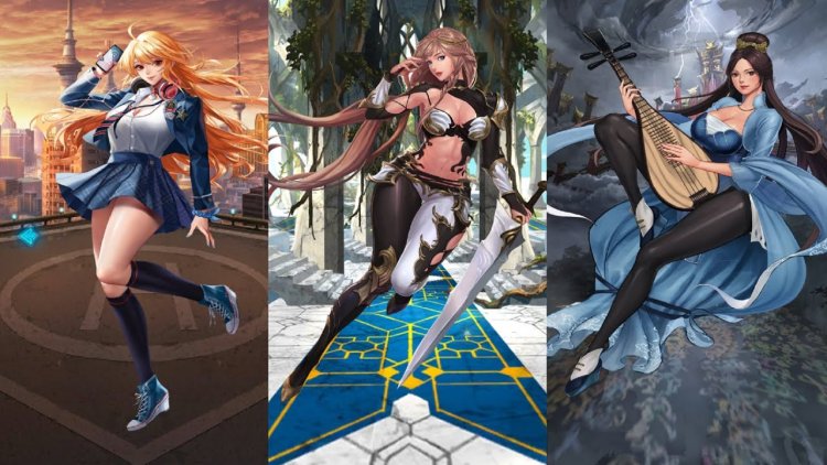 IDLE ANGELS characters