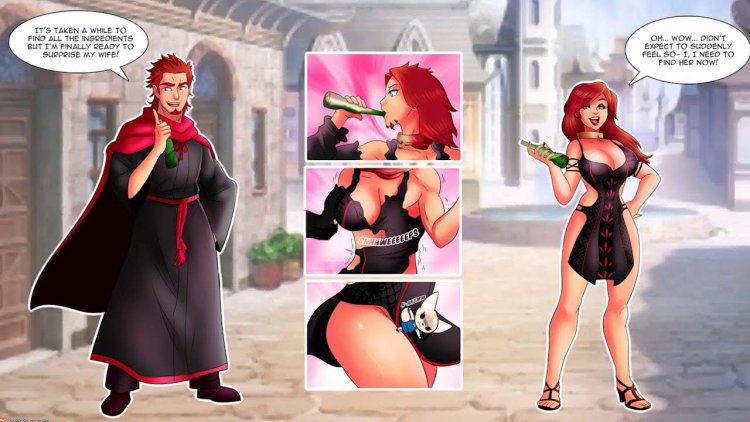 3D comics Gender Bender