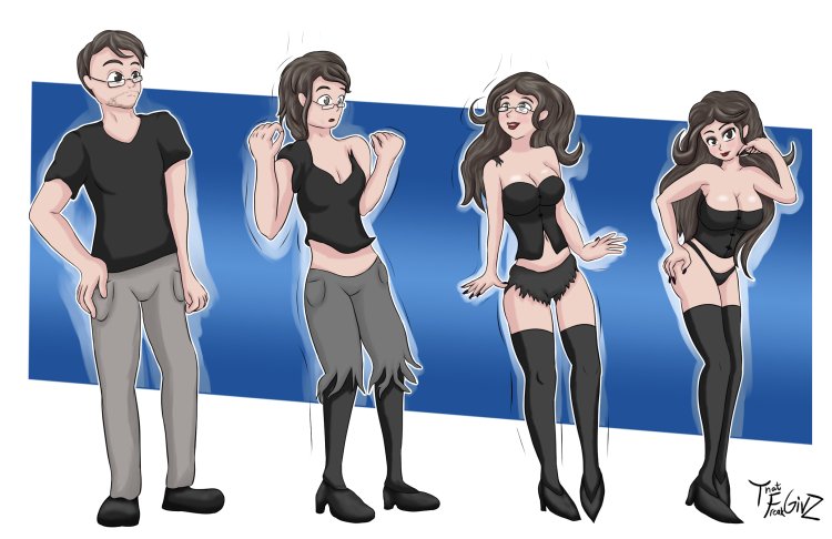 TF TG Transformation Sissy in reality