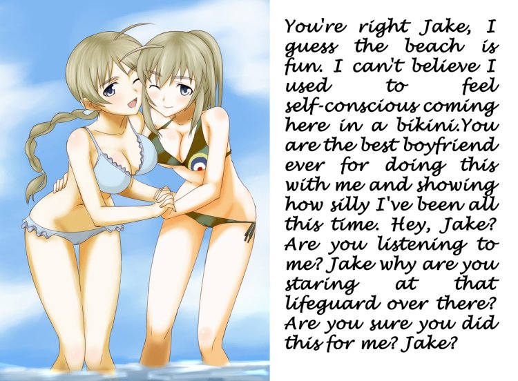 Anime Caption TG Transformation