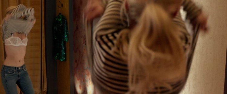 Emma Roberts in the film in underwear