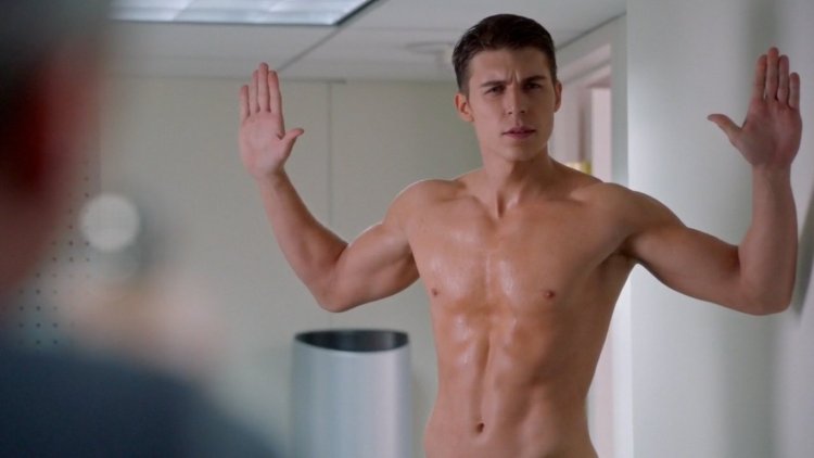 Clive Owen young torso