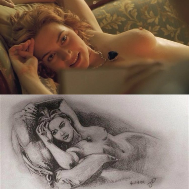 Titanic actress Kate Winslet Naked