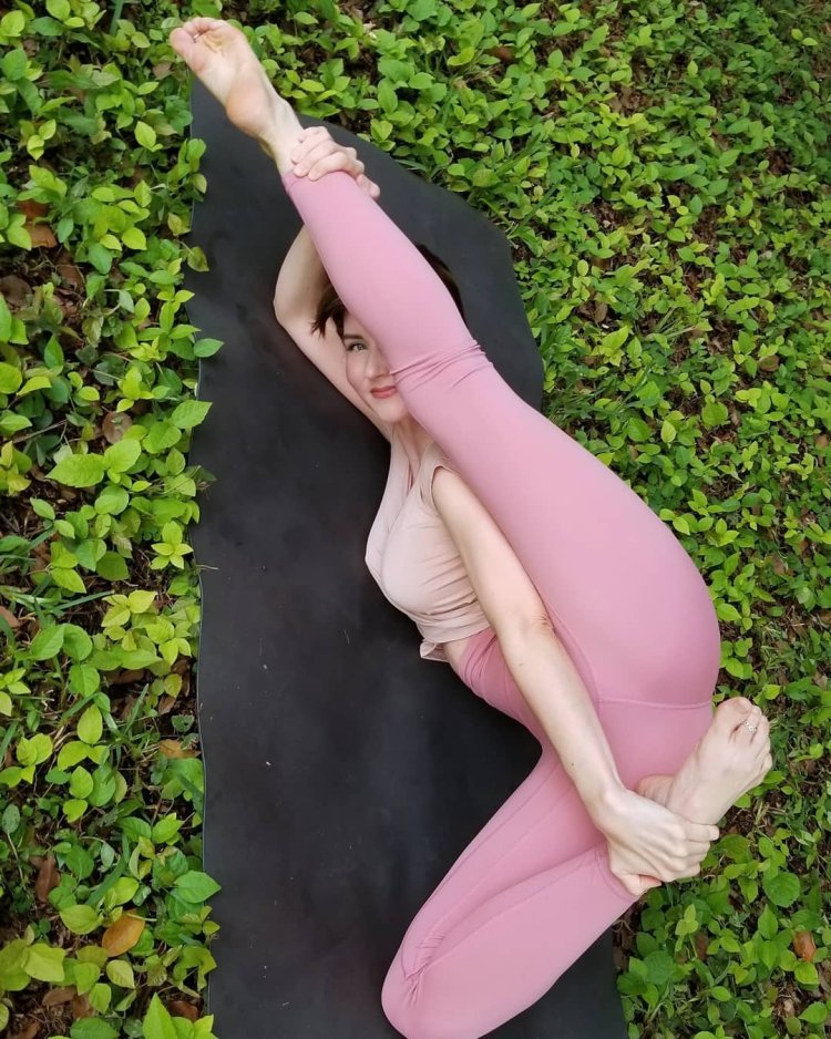 Feminine body yoga