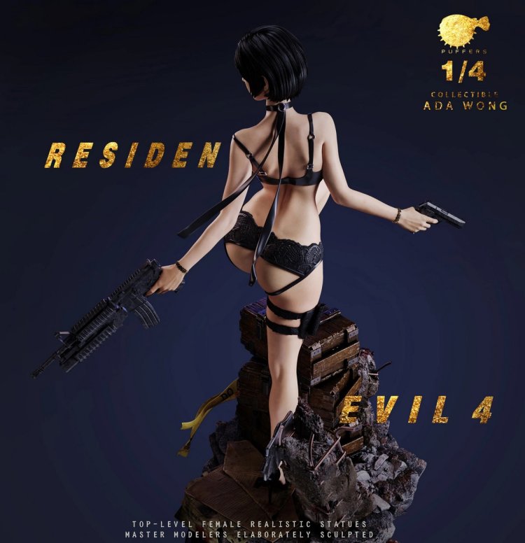 Ada Wong Figurine Green Leaf Studio