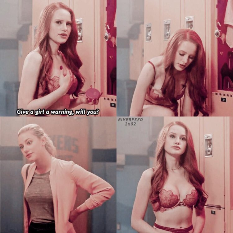 Cheryl Blossom in a swimsuit