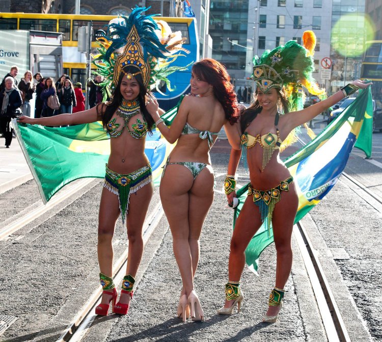 Brazilian carnival-fir beach