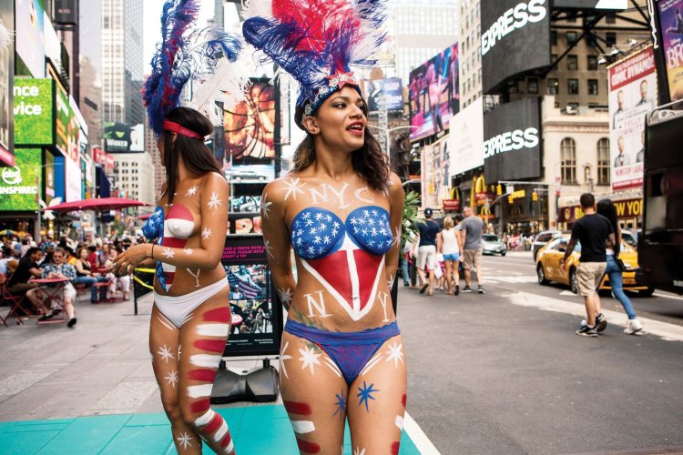 Carnival in a swimsuit