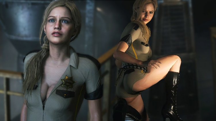 Claire Radfield Remake 2 resident sexy sheriff