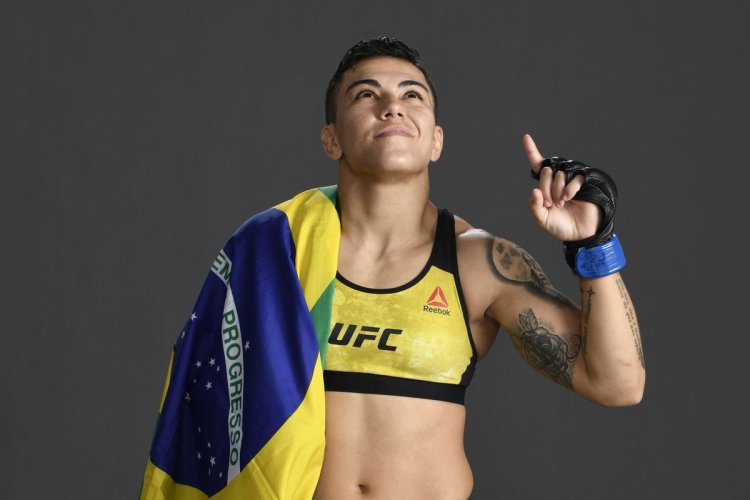 Jessica Andrade in a swimsuit