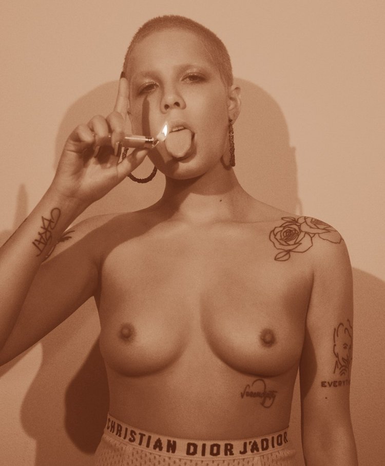 Halsey Topless
