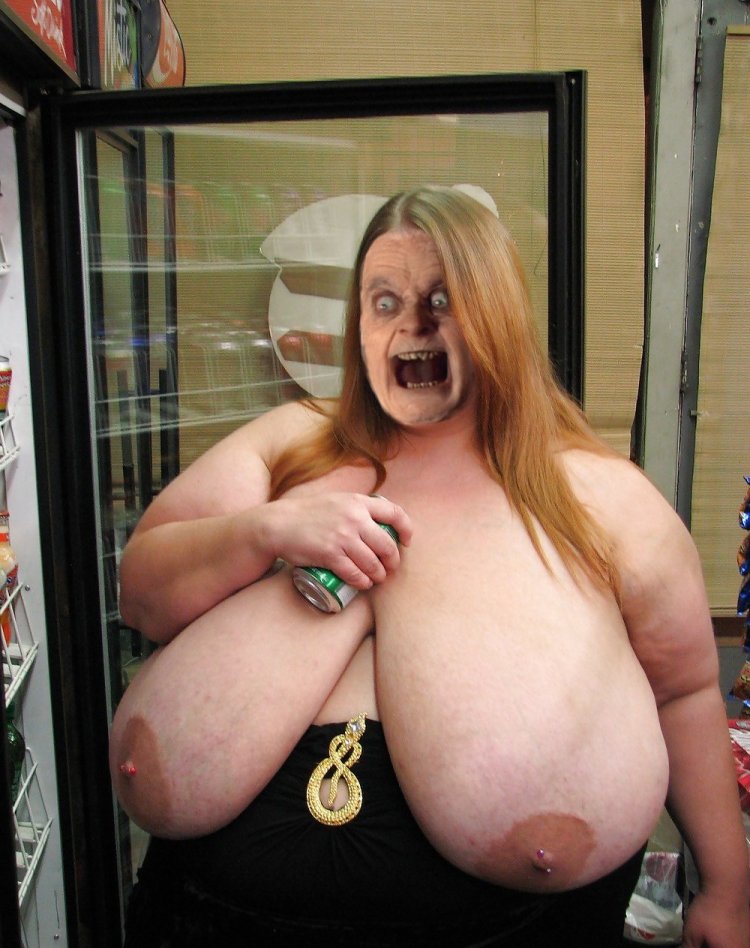 Fat big boobs monster