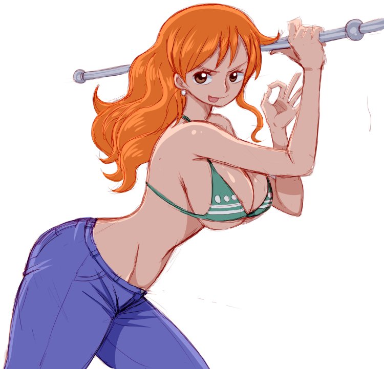 One Piece Nami Breasts
