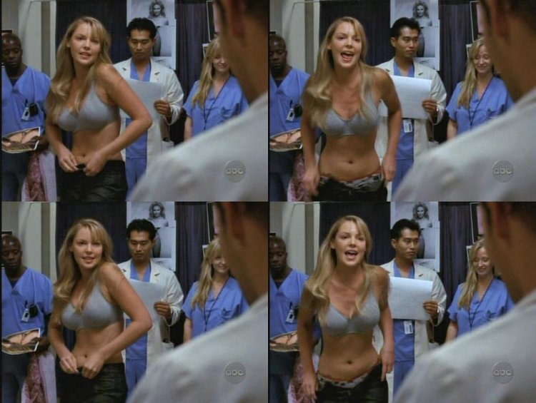 Katherine Heigl Anatomy of Passion in Lingerie