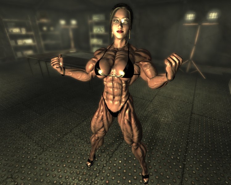 Fallut 2 Muscle Girl