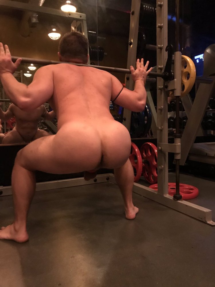 Naked butt Bodybuilders