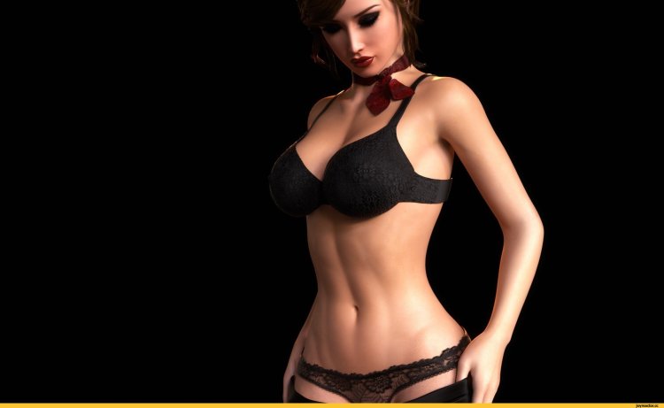 LARA CROFT in underwear 3D
