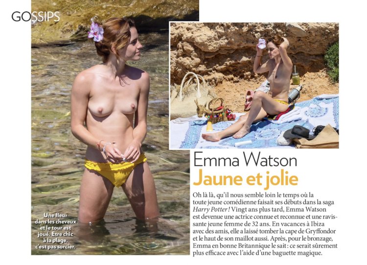 Paparazzi Emma Watson Toples