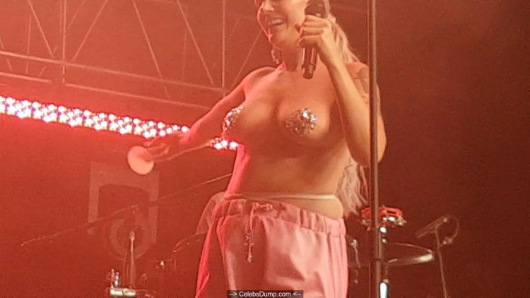 Tove Lo Gets Toples in Timebomb Music Photo