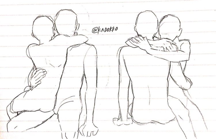 Reverse Hugs Pose Reference