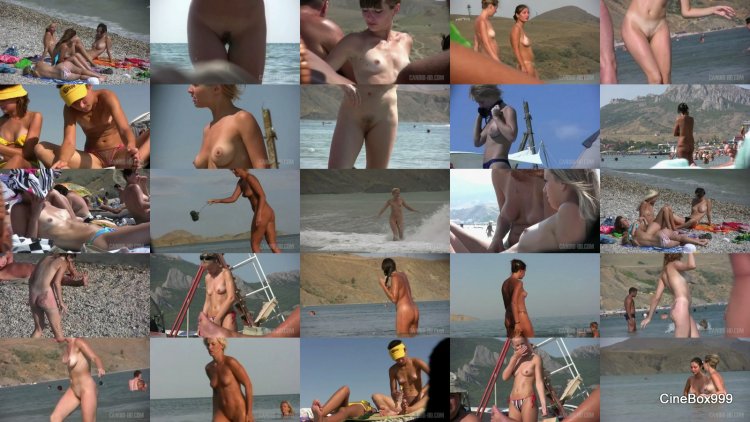 Young nudists at the Candid-HD party