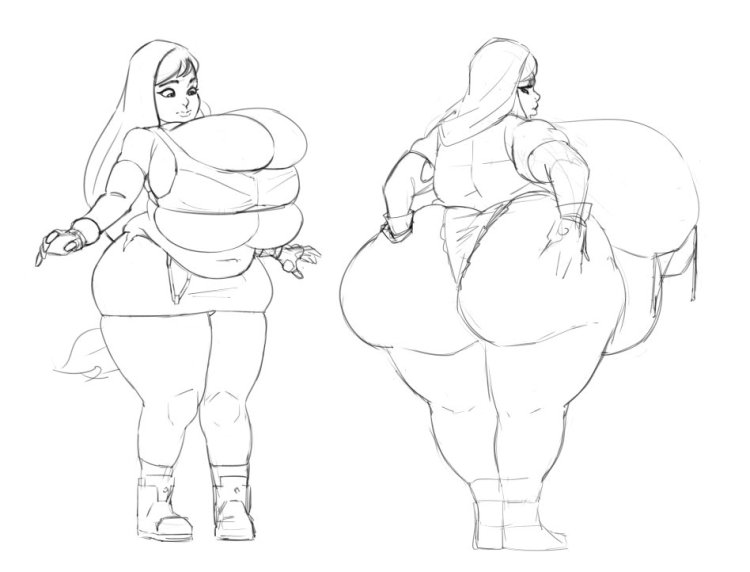 Weight Gain Fat Inflation Belly anime