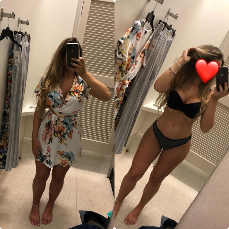 Girls in the fitting room