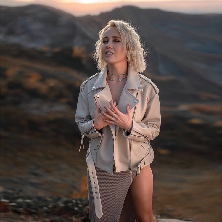 Koka Koka in a swimsuit